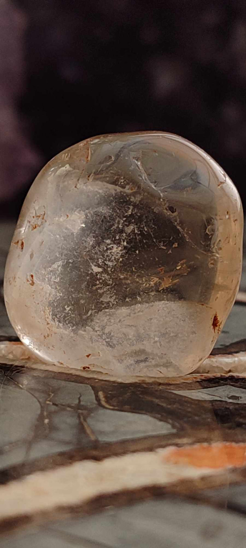 Chargez l&#39;image dans la visionneuse de la galerie, Citrine claire naturelle et véritable du Brésil pierre roulée Grade A++++ Citrine pierre roulée Dans la besace du p&#39;tit Poucet (Boutique Officielle)
