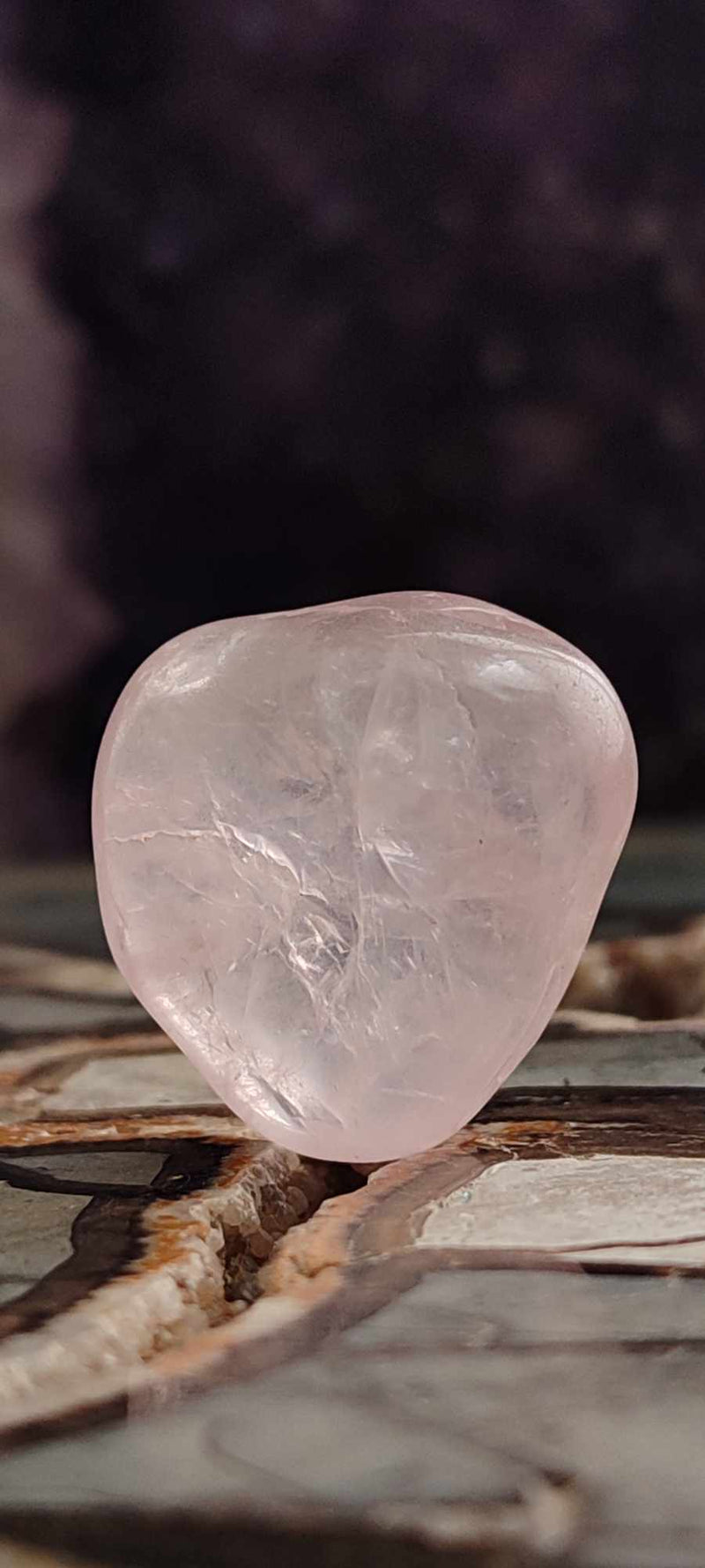 Загрузить изображение в просмотрщик галереи, Quartz rose du Brésil, pierre roulée Grade A++++ quartz rose pierre roulée Dans la besace du p&#39;tit Poucet (Boutique Officielle)
