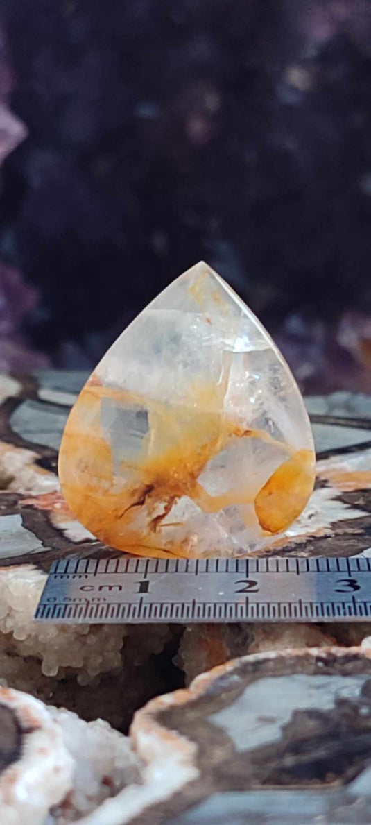 Quartz Hématoïde guérisseur du Brésil médiator Grade A++++ Quartz Hématoïde guérisseur médiator Dans la besace du p'tit Poucet (Boutique Officielle)