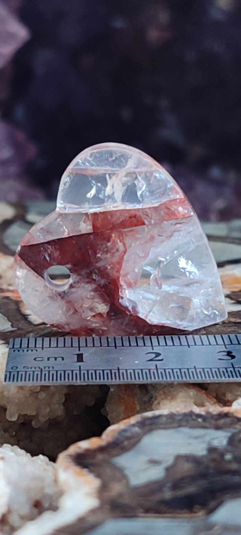 Загрузить изображение в просмотрщик галереи, Quartz Hématoïde guérisseur du Brésil médiator Grade A++++ Quartz Hématoïde guérisseur médiator Dans la besace du p&#39;tit Poucet (Boutique Officielle)
