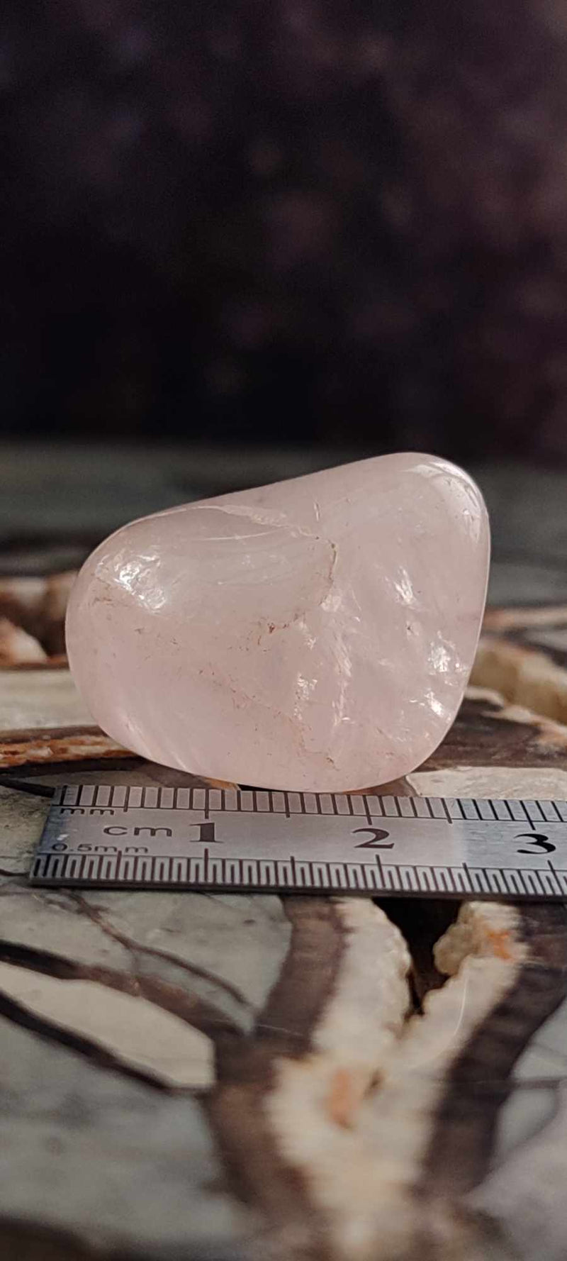 Cargue la imagen en el visor de la galería, Quartz rose du Brésil, pierre roulée Grade A++++ quartz rose pierre roulée Dans la besace du p&#39;tit Poucet (Boutique Officielle)
