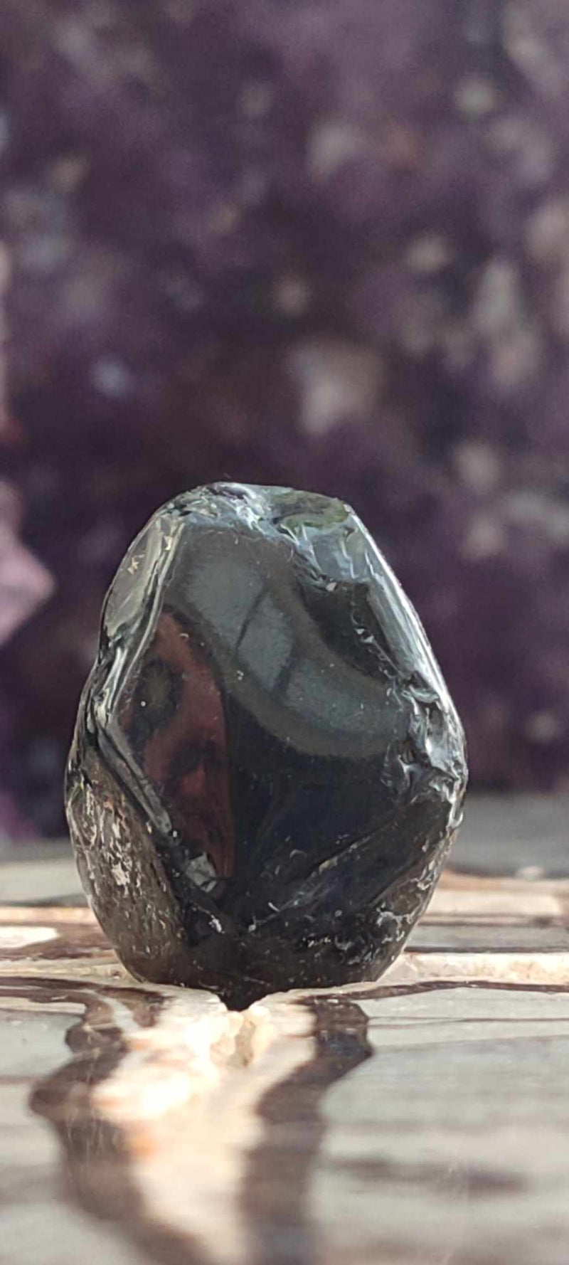 Carica immagine in Galleria Viewer, Obsidienne larme d&#39;apacahe du Mexique pierre roulée Grade A++++ Obsidienne larme d&#39;apache pierre roulée Dans la besace du p&#39;tit Poucet (Boutique Officielle)
