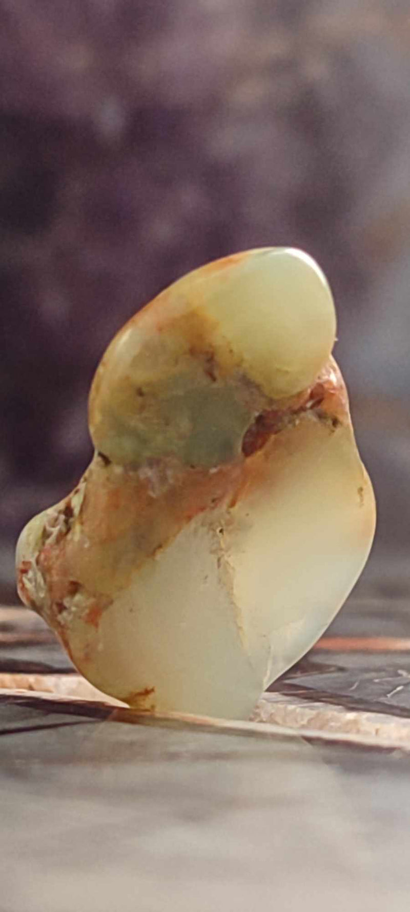 Carica immagine in Galleria Viewer, Chrysoprase du Kazakhstan pierre roulée Grade A++++
