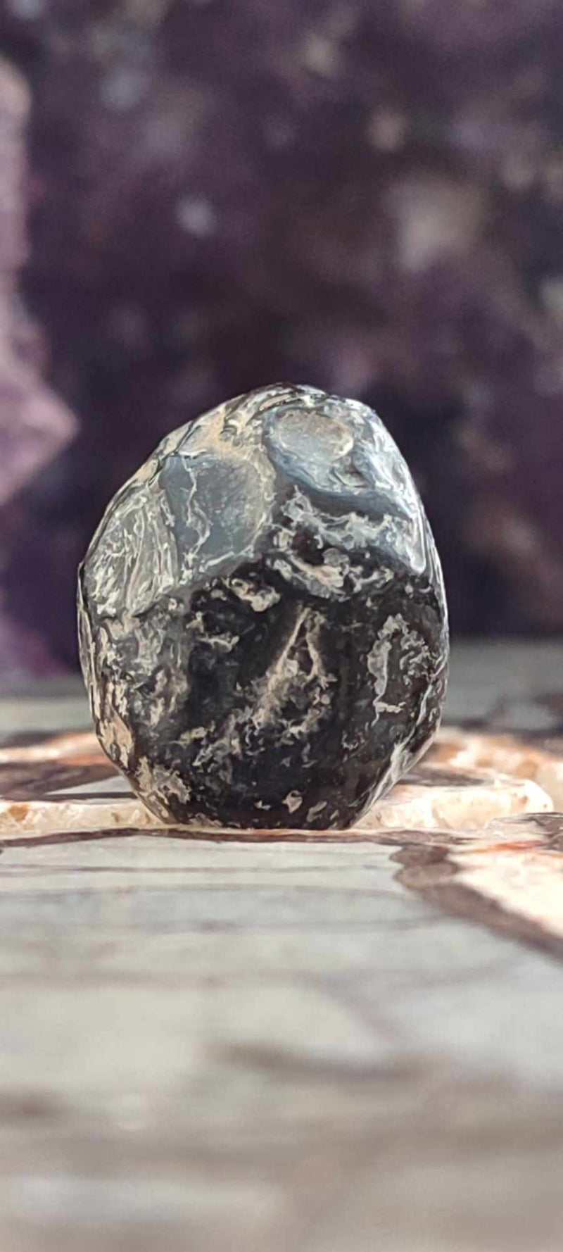 Carica immagine in Galleria Viewer, Obsidienne larme d&#39;apache du Mexique Grade A++++ Obsidienne larme d&#39;apache pierre roulée Dans la besace du p&#39;tit Poucet (Boutique Officielle)
