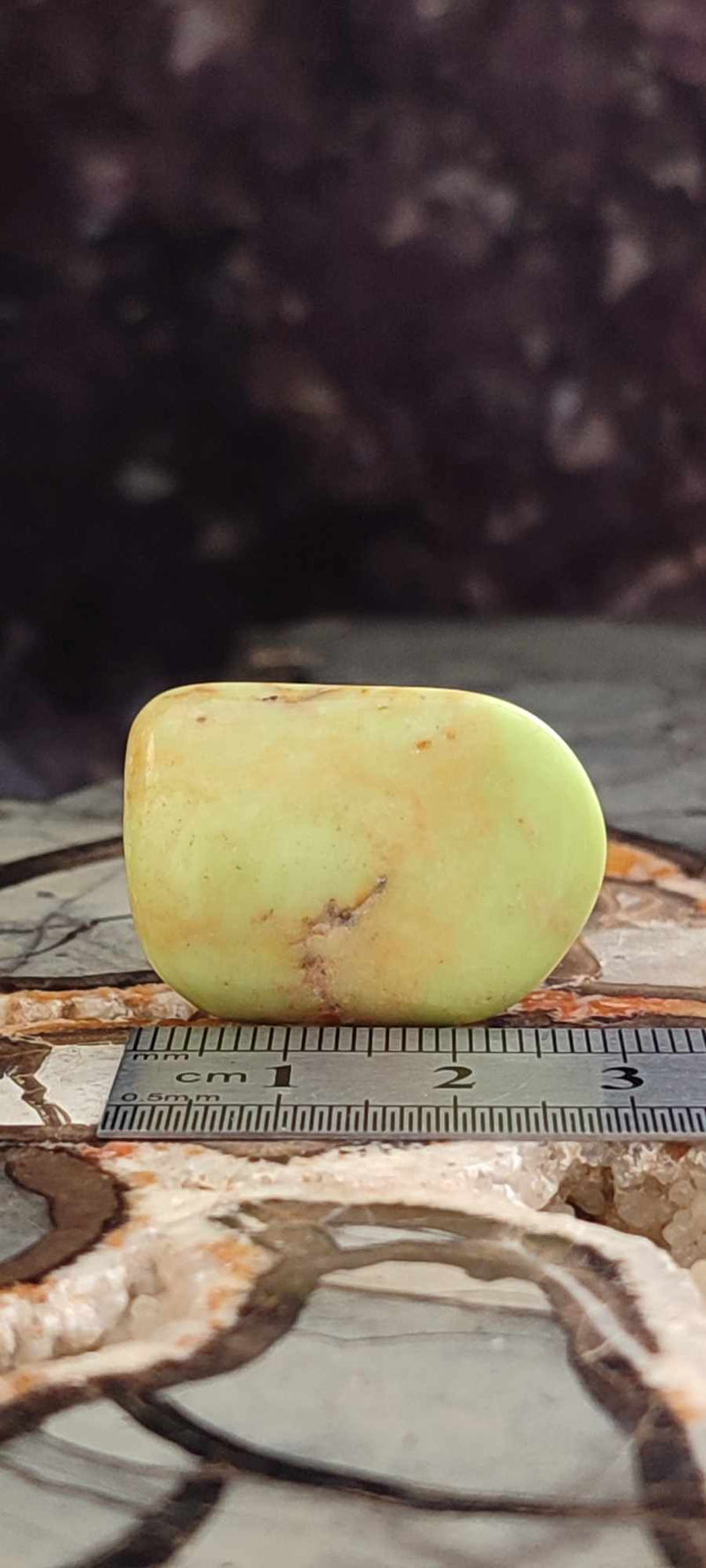 Загрузить изображение в просмотрщик галереи, Chrysoprase citron d&#39;Australie pierre roulée Grade A++++ Chrysoprase citron pierre roulée Dans la besace du p&#39;tit Poucet (Boutique Officielle)
