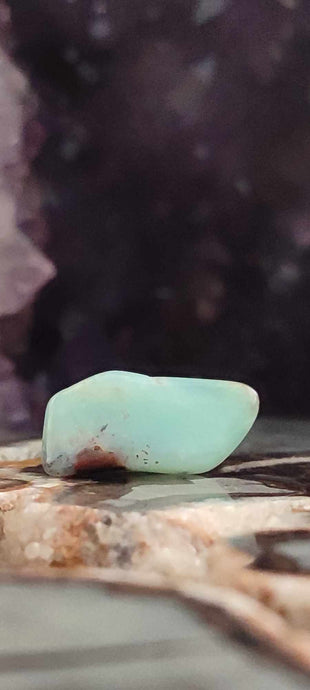 Chrysoprase du Kazakhstan pierre roulée Grade A++++