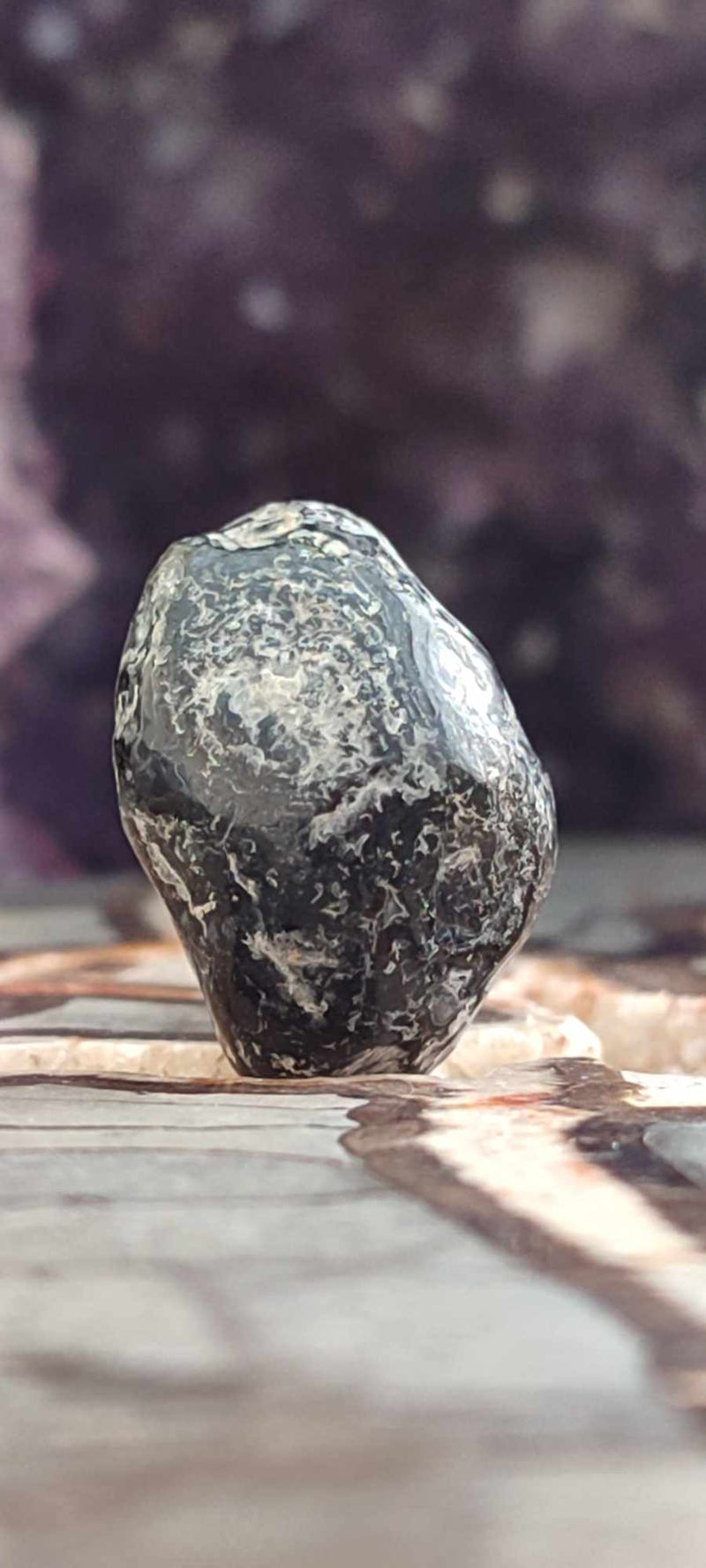 Carica immagine in Galleria Viewer, Obsidienne larme d&#39;apache du Mexique Grade A++++ Obsidienne larme d&#39;apache pierre roulée Dans la besace du p&#39;tit Poucet (Boutique Officielle)
