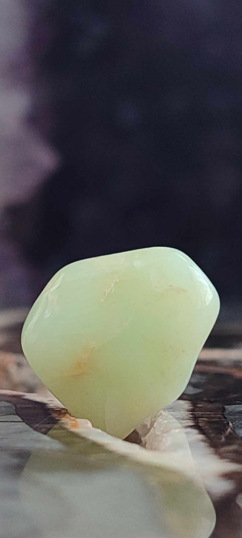 Загрузить изображение в просмотрщик галереи, Chrysoprase du Kazakhstan pierre roulée Grade A++++ Chrysoprase pierre roulée Dans la besace du p&#39;tit Poucet (Boutique Officielle)
