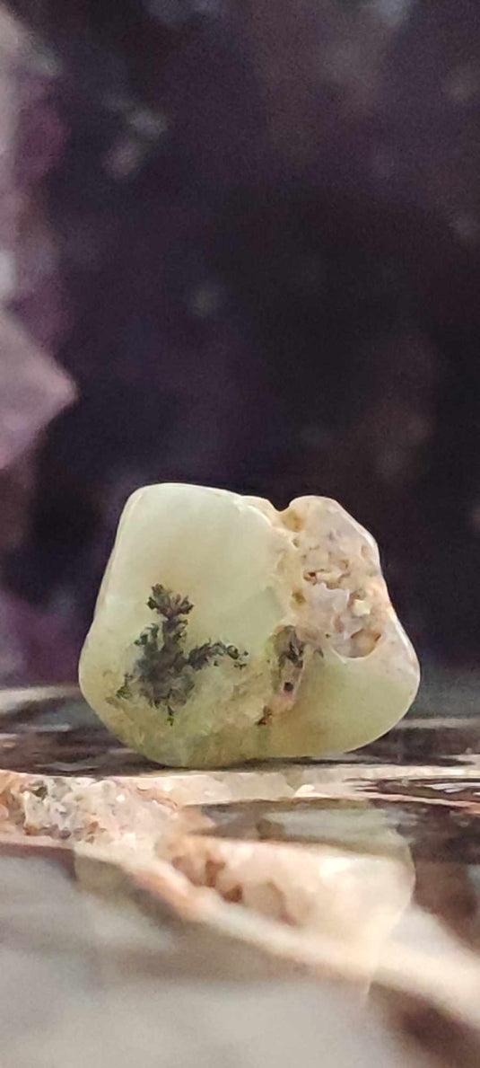 Chrysoprase du Kazakhstan pierre roulée Grade A++++