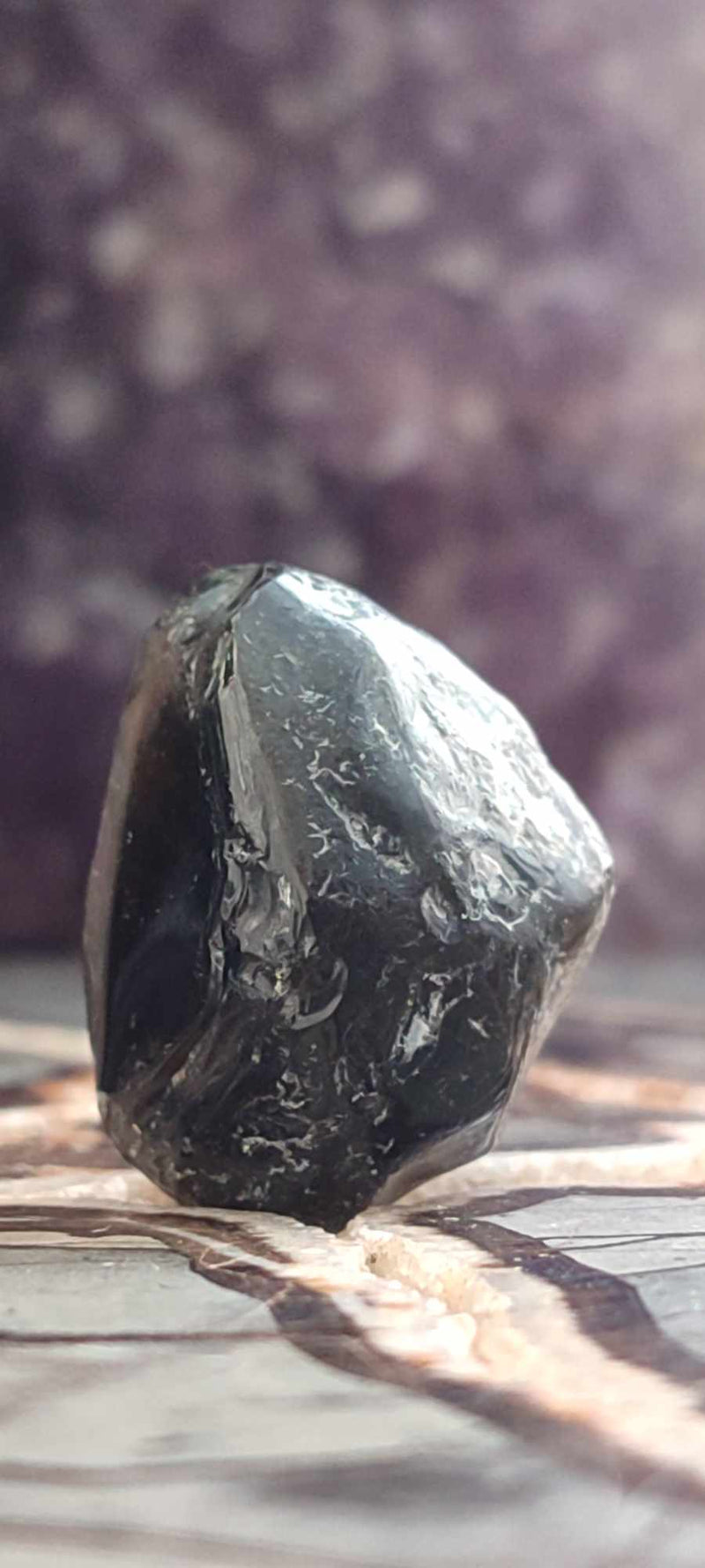 Carica immagine in Galleria Viewer, Obsidienne larme d&#39;apacahe du Mexique pierre roulée Grade A++++ Obsidienne larme d&#39;apache pierre roulée Dans la besace du p&#39;tit Poucet (Boutique Officielle)
