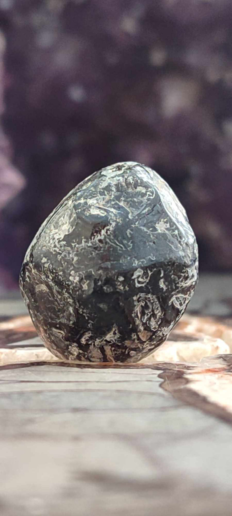 Carica immagine in Galleria Viewer, Obsidienne larme d&#39;apache du Mexique Grade A++++ Obsidienne larme d&#39;apache pierre roulée Dans la besace du p&#39;tit Poucet (Boutique Officielle)
