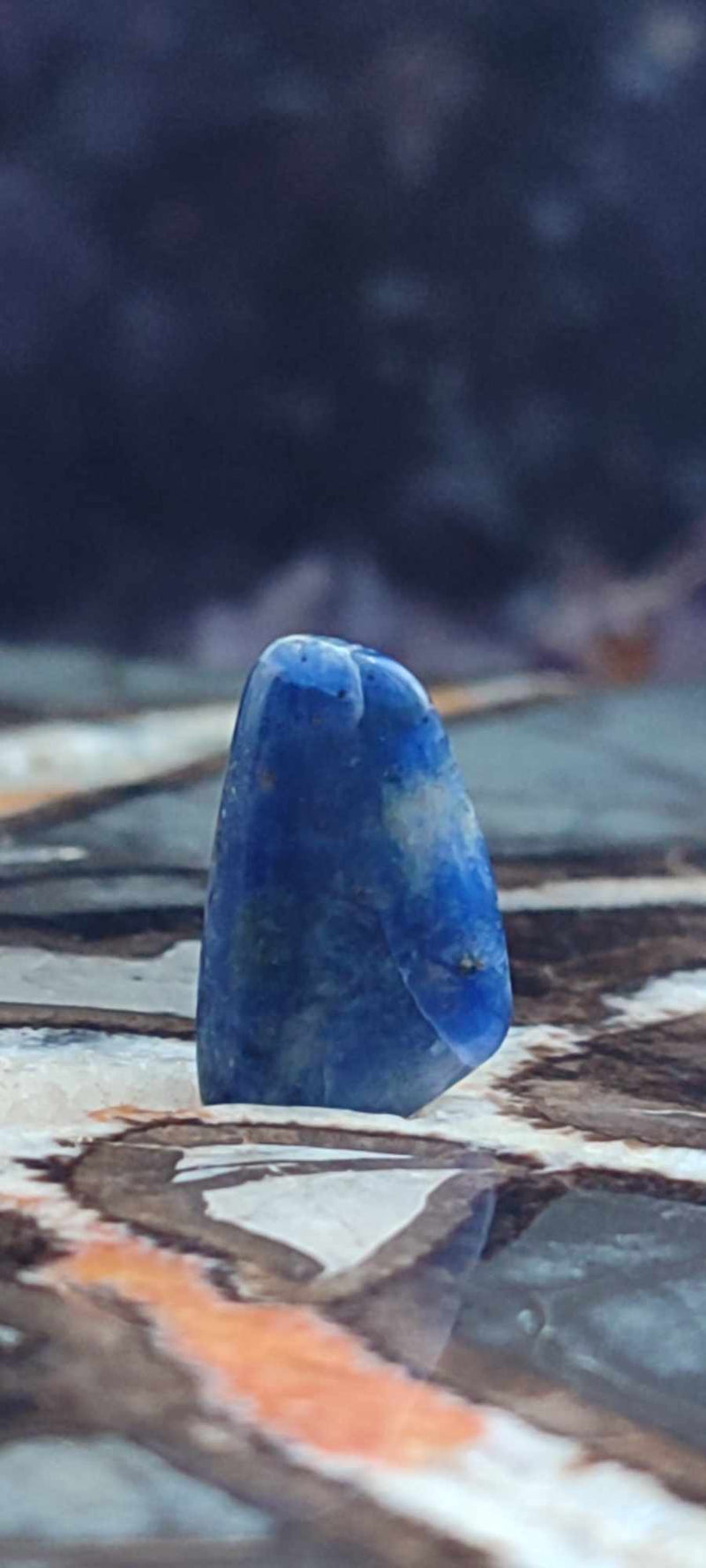 Carica immagine in Galleria Viewer, Sodalite de Bolivie pierre roulée Grade &quot;Extra&quot; Sodalite pierre roulée Dans la besace du p&#39;tit Poucet (Boutique Officielle)
