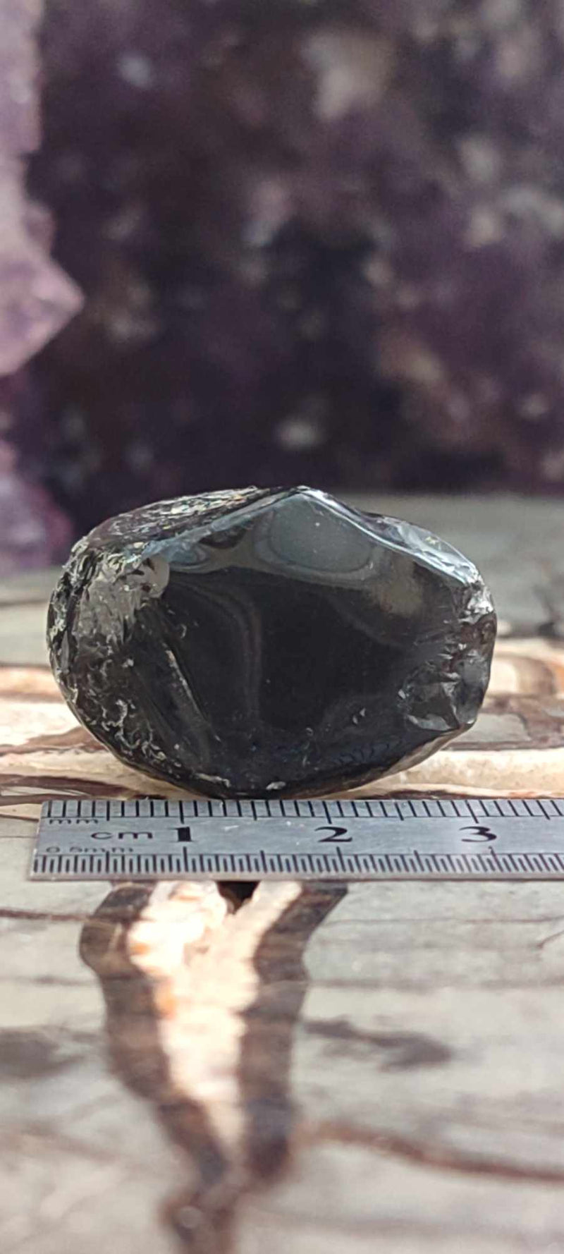 Carica immagine in Galleria Viewer, Obsidienne larme d&#39;apacahe du Mexique pierre roulée Grade A++++ Obsidienne larme d&#39;apache pierre roulée Dans la besace du p&#39;tit Poucet (Boutique Officielle)
