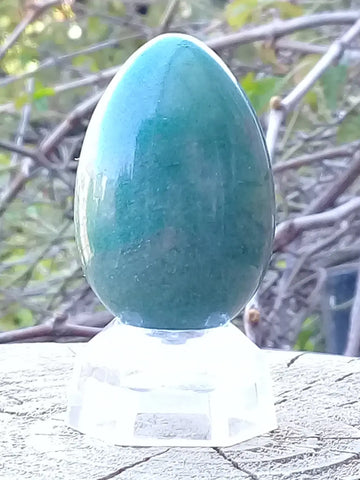 Tantra Yoni Egg in Green Aventurine from Brazil Kit 3 sizes