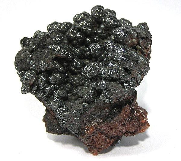 Hématite botryoïdale en Goethite du Brésil - Formation en grappe pour ancrage terrestre et transformation énergétique en lithothérapie