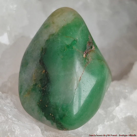Jade d’Afrique Buddstone - Pierre roulée N1 - Vue 1