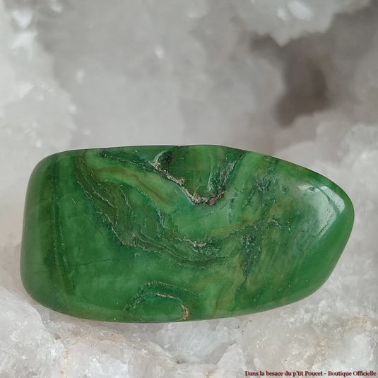 Jade d’Afrique Buddstone - Pierre roulée N3 - Vue 1
