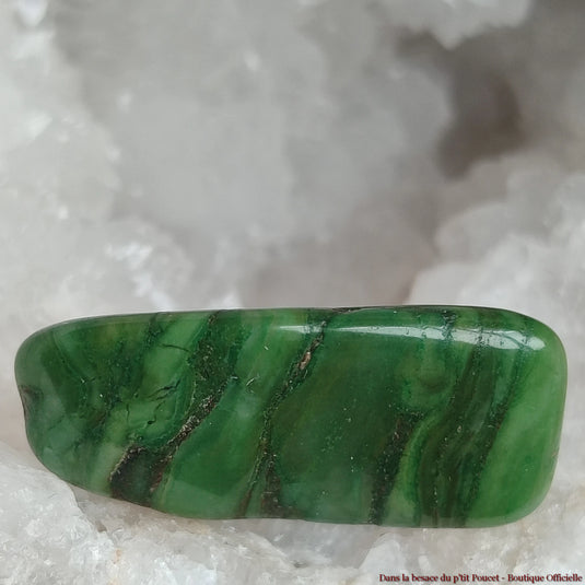 Jade d’Afrique Buddstone - Pierre roulée N3 - Vue 2