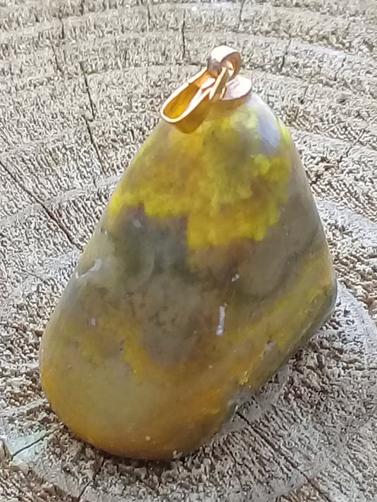 Jaspe Bourdon ou Jaspe Bumble-Bee pendentif Grade A+++ Rare Fourni avec cordon Jaspe Bourdon ou Jaspe Bumble-Bee pendentif