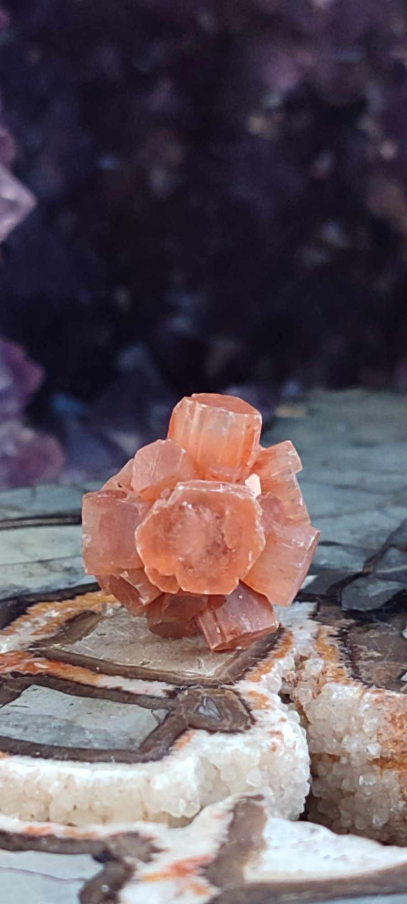 Laden Sie das Bild in Galerie -Viewer, aragonite Spoutnik d&#39;Espagne pierre brute Grade A++++ Aragonite Spoutnik pierre brute Dans la besace du p&#39;tit Poucet (Boutique Officielle)
