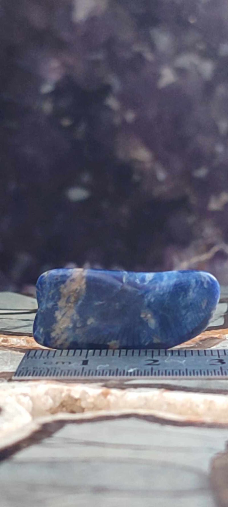 Загрузить изображение в просмотрщик галереи, Sodalite de Bolivie pierre roulée Grade &quot;Extra&quot; Sodalite pierre roulée Dans la besace du p&#39;tit Poucet (Boutique Officielle)
