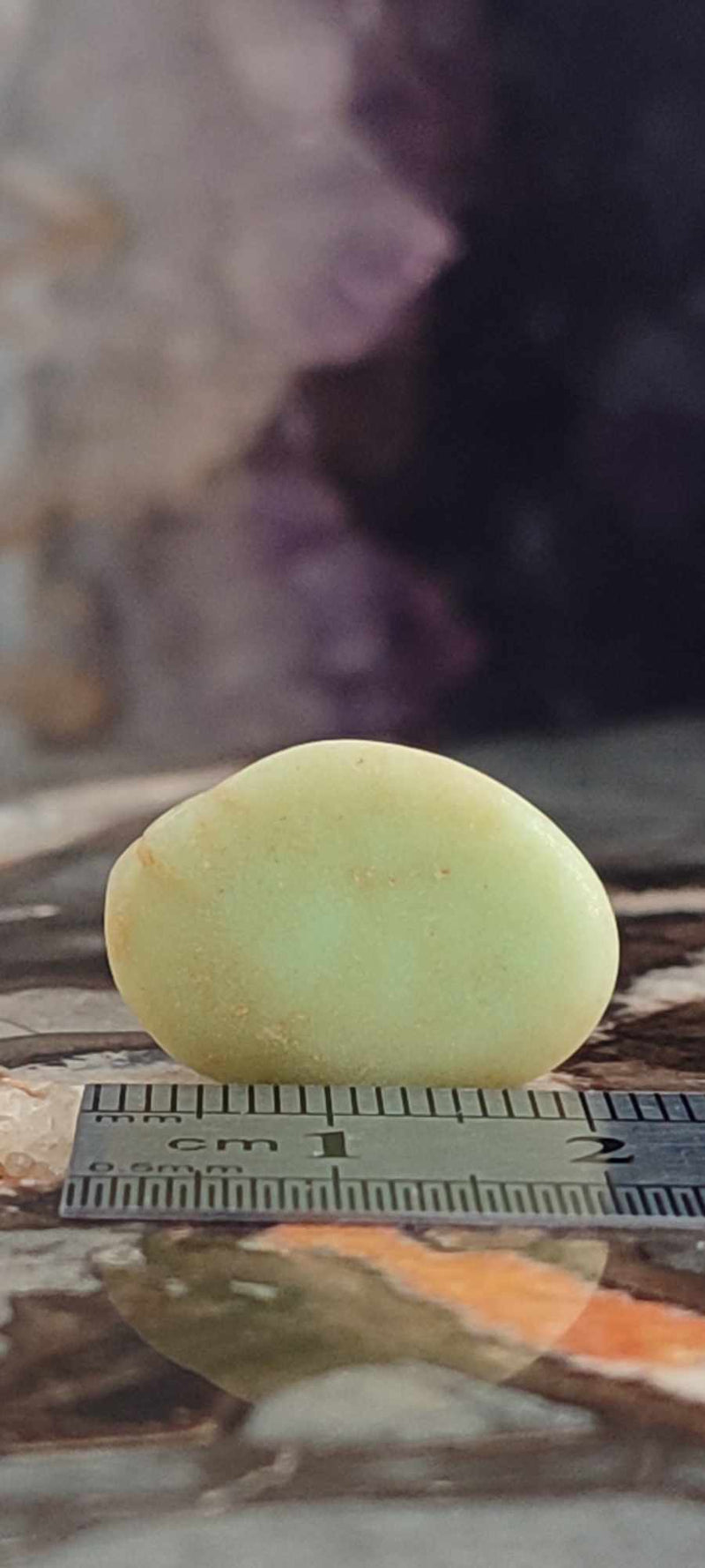 Carica immagine in Galleria Viewer, Chrysoprase du Kazakhstan pierre roulée Grade A++++ Chrysoprase pierre roulée Dans la besace du p&#39;tit Poucet (Boutique Officielle)
