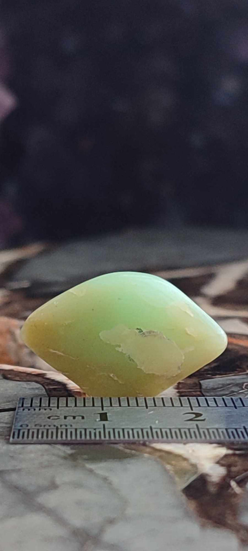 Загрузить изображение в просмотрщик галереи, Chrysoprase du Kazakhstan pierre roulée Grade A++++ Chrysoprase pierre roulée Dans la besace du p&#39;tit Poucet (Boutique Officielle)
