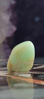 Chrysoprase du Kazakhstan pierre roulée Grade A++++ Chrysoprase pierre roulée Dans la besace du p'tit Poucet (Boutique Officielle)