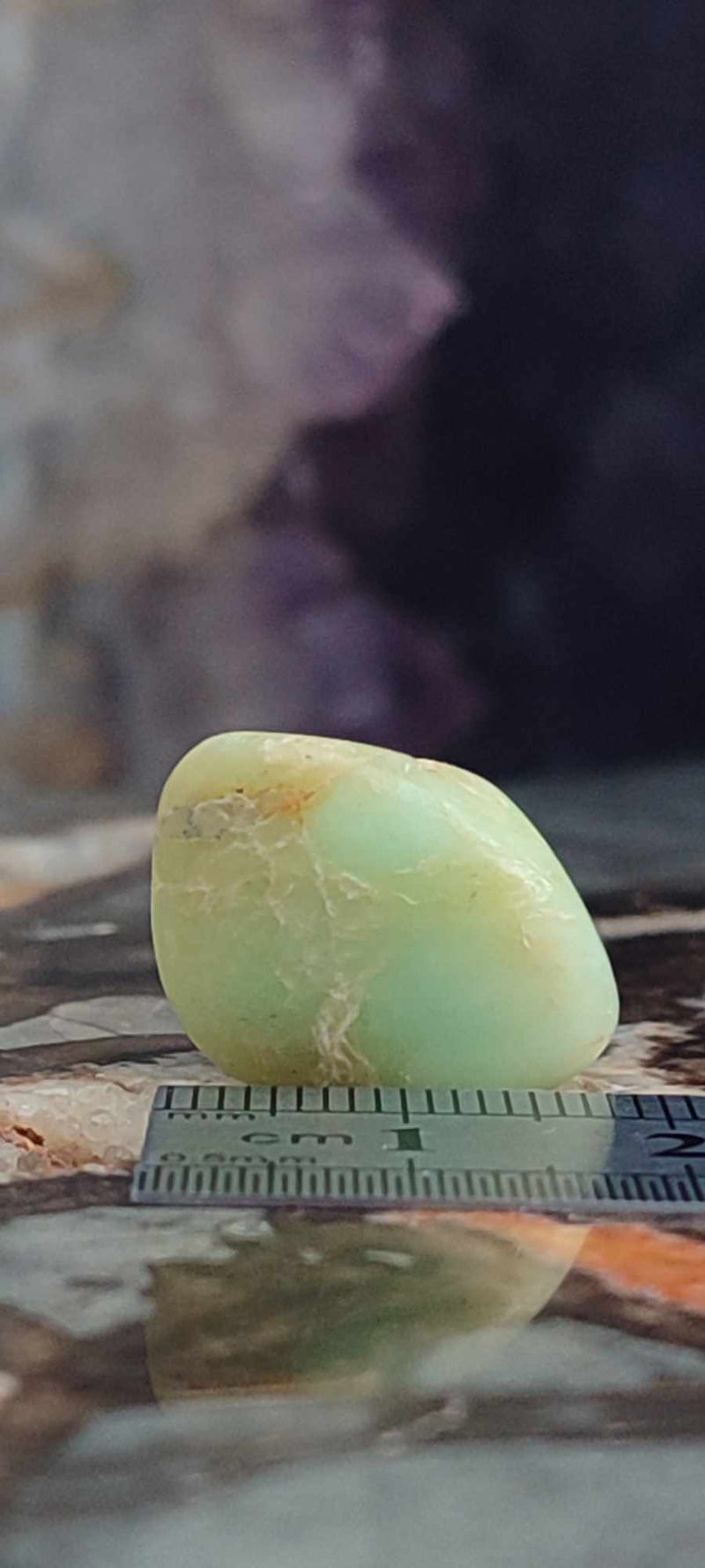 Загрузить изображение в просмотрщик галереи, Chrysoprase du Kazakhstan pierre roulée Grade A++++ Chrysoprase pierre roulée Dans la besace du p&#39;tit Poucet (Boutique Officielle)
