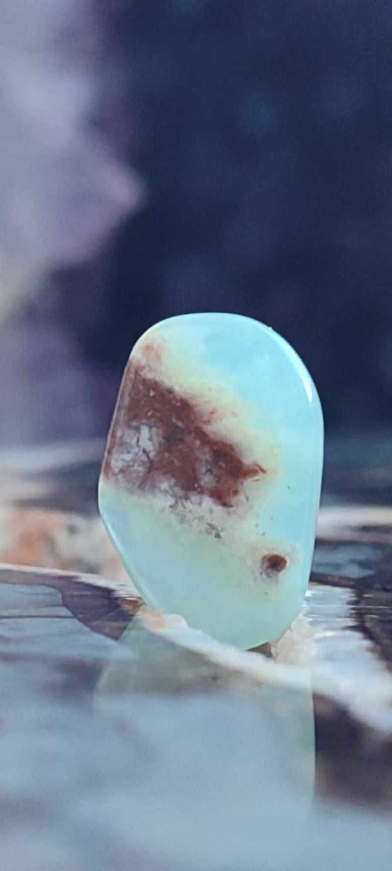 Загрузить изображение в просмотрщик галереи, Chrysoprase du Kazakhstan pierre roulée Grade &quot;Extra&quot; Chrysoprase pierre roulée Dans la besace du p&#39;tit Poucet (Boutique Officielle)
