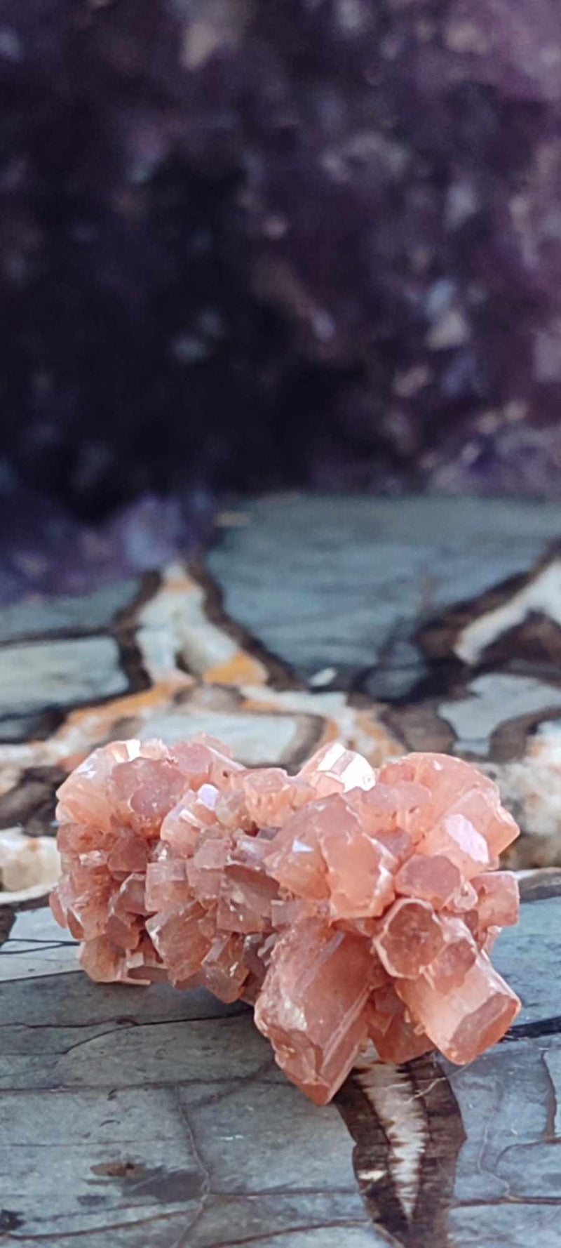 Chargez l&#39;image dans la visionneuse de la galerie, Aragonite Spoutnik d&#39;Espagne pierre brute Grade A++++ Aragonite Spoutnik pierre brute Dans la besace du p&#39;tit Poucet (Boutique Officielle)
