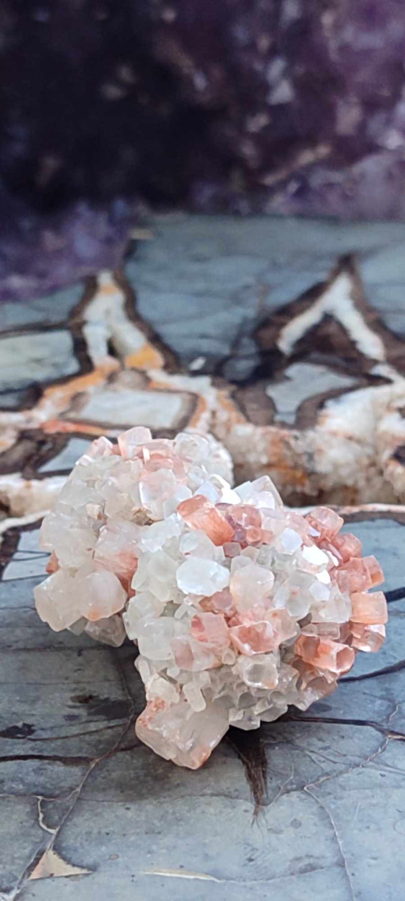 Carica immagine in Galleria Viewer, Aragonite Spoutnik d&#39;Espagne pierre brute Grade A++++ Aragonite Spoutnik pierre brute Dans la besace du p&#39;tit Poucet (Boutique Officielle)
