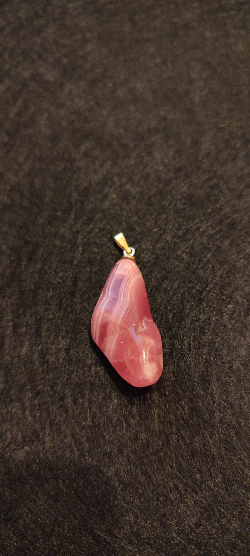 Загрузить изображение в просмотрщик галереи, Rhodochrosite cristallisée du Pérou pendentif Grade &quot;Extra&quot; (fourni avec cordon) Rhodochrosite cristallisée du Pérou pendentif Grade &quot;Extra&quot; Dans la besace du p&#39;tit Poucet (Boutique Officielle)
