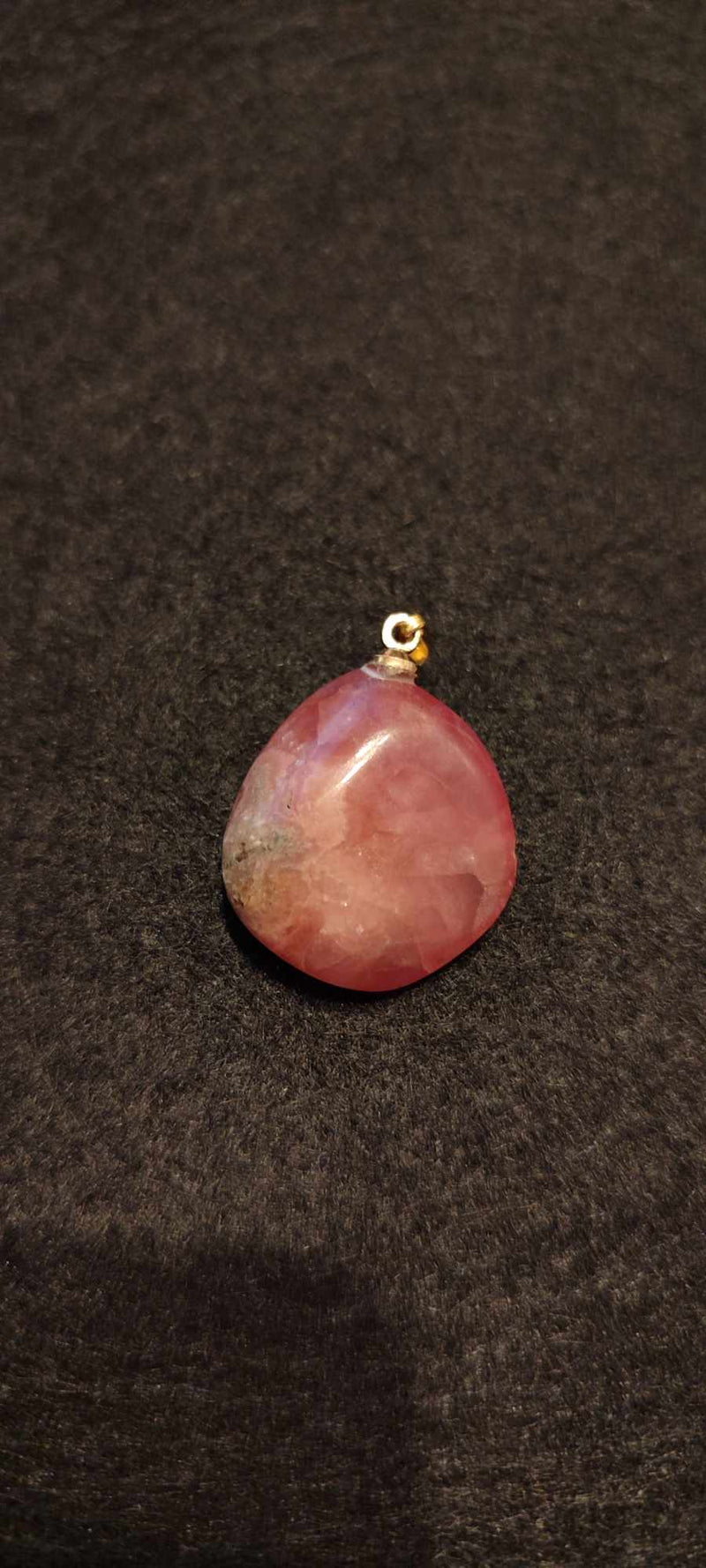 Carica immagine in Galleria Viewer, Rhodochrosite cristallisée du Pérou pendentif Grade &quot;Extra&quot; (fourni avec cordon) Rhodochrosite cristallisée du Pérou pendentif Grade &quot;Extra&quot; Dans la besace du p&#39;tit Poucet (Boutique Officielle)
