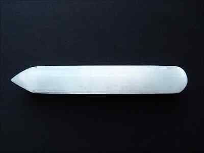 White Selenite massage stick from Morocco