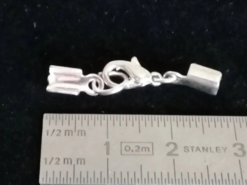 Load image into Gallery viewer, Accessoires fermoir agrafe pour bracelets colliers pendentifs couleur Argent Prix fermoir à l’unité Accessoires fermoir agrafe
