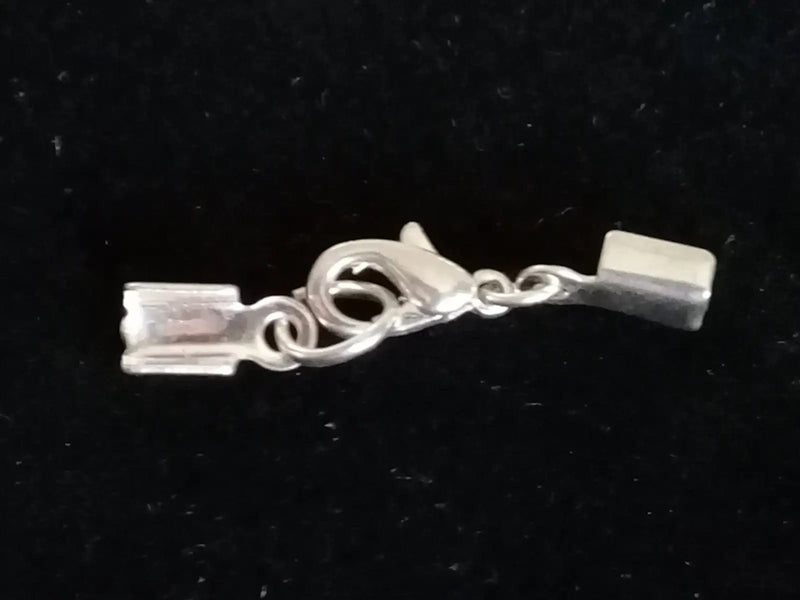 Load image into Gallery viewer, Accessoires fermoir agrafe pour bracelets colliers pendentifs couleur Argent Prix fermoir à l’unité Accessoires fermoir agrafe
