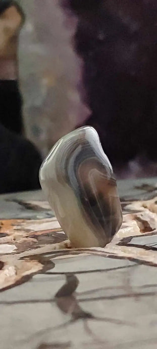 Agate du Botsawna Afrique pierre roulée Grade A++++ Agate du Botswana pierre roulée