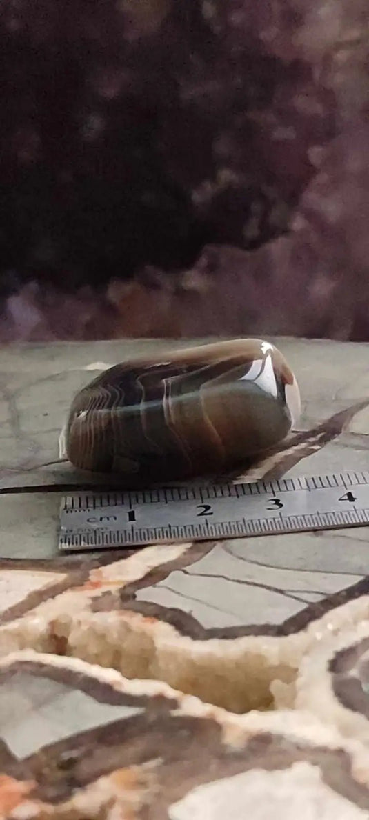 Agate du Botsawna Afrique pierre roulée Grade A++++ Agate du Botswana pierre roulée