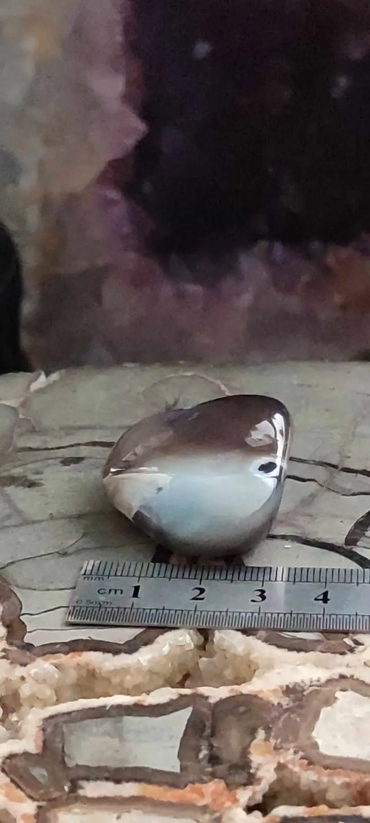 Chargez l&#39;image dans la visionneuse de la galerie, Agate du Botswana Afrique pierre roulée Grade A++++ Agate du Botswana pierre roulée
