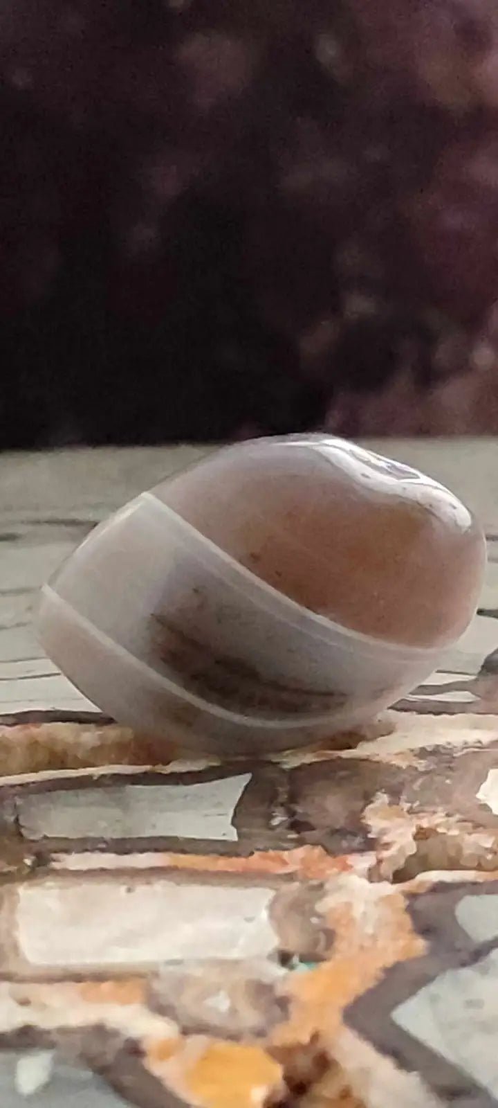 Chargez l&#39;image dans la visionneuse de la galerie, Agate du Botswana Afrique pierre roulée Grade A++++ Agate du Botswana pierre roulée
