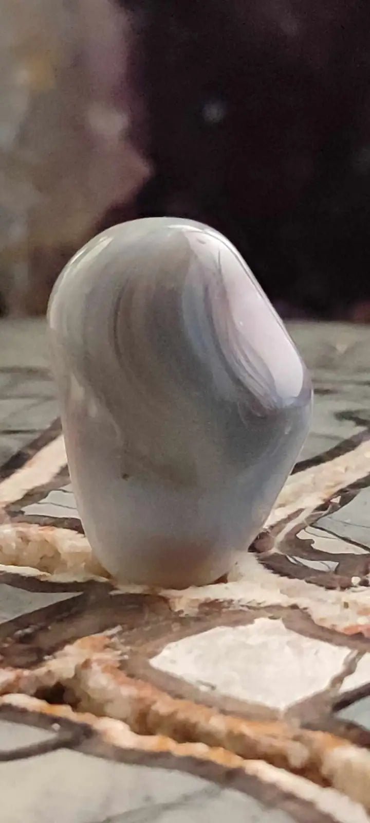 Load image into Gallery viewer, Agate du Botswana Afrique pierre roulée Grade A++++ Agate du Botswana pierre roulée
