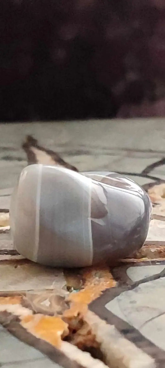 Agate du Botswana Afrique pierre roulée Grade A++++ Agate du Botswana pierre roulée