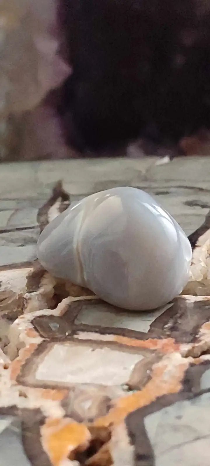 Load image into Gallery viewer, Agate du Botswana Afrique pierre roulée Grade A++++ Agate du Botswana pierre roulée
