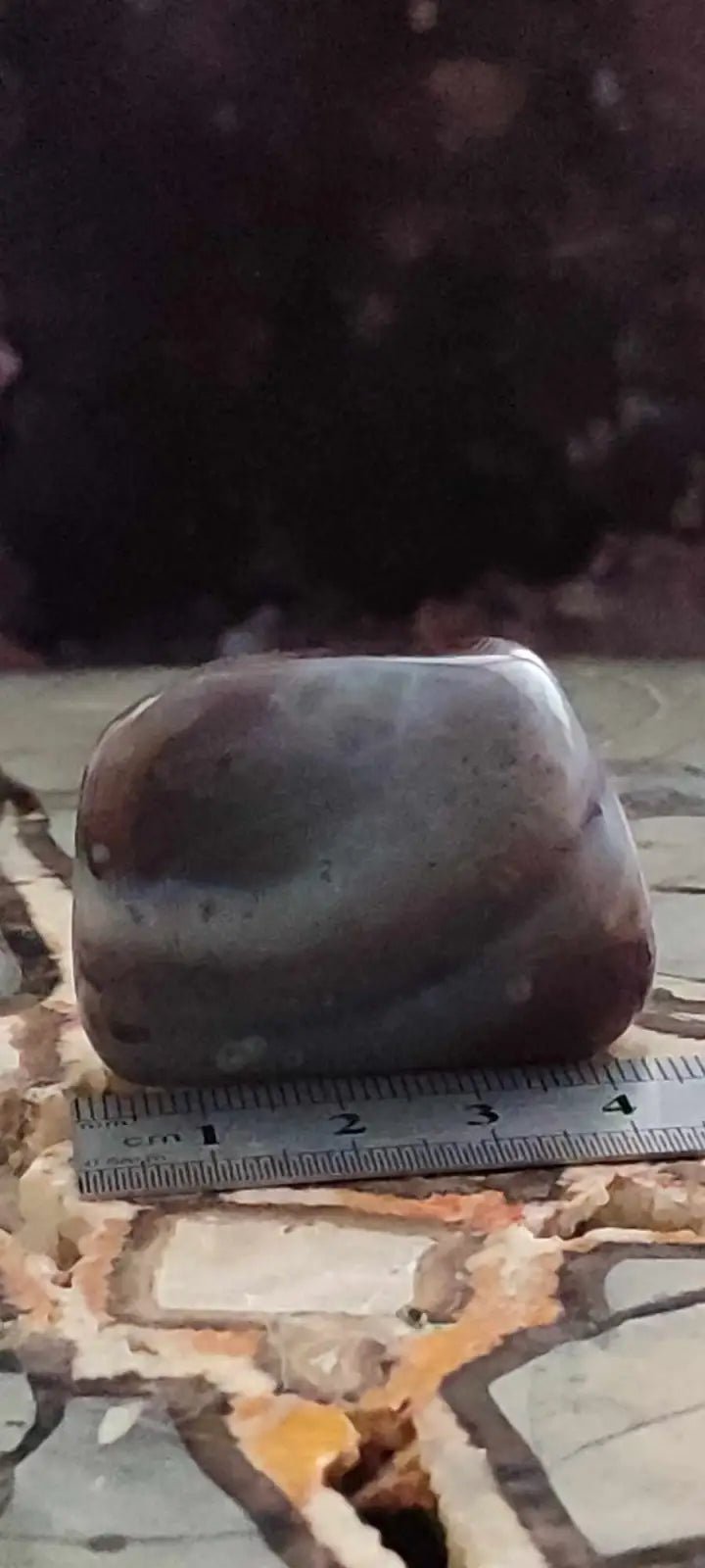 Chargez l&#39;image dans la visionneuse de la galerie, Agate du Botswana Afrique pierre roulée Grade A++++ Agate du Botswana pierre roulée
