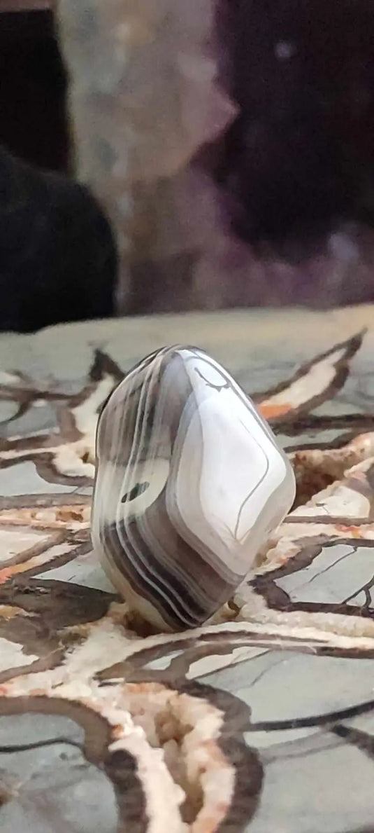 Agate du Botswana Afrique pierre roulée Grade A++++ Agate du Botswana pierre roulée