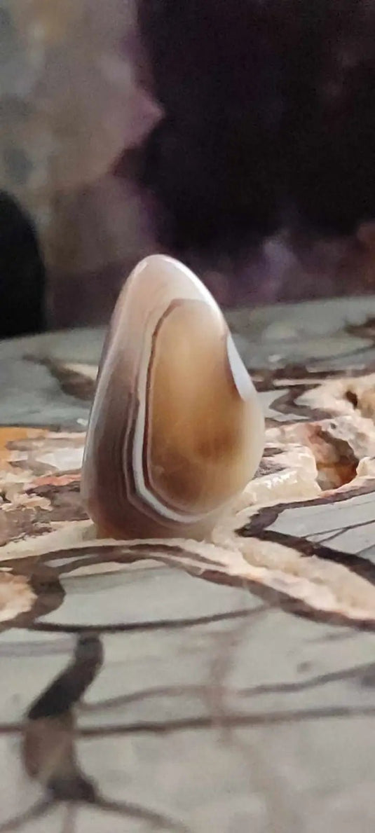 Agate du Botswana Afrique pierre roulée Grade A++++ Agate du Botswana pierre roulée