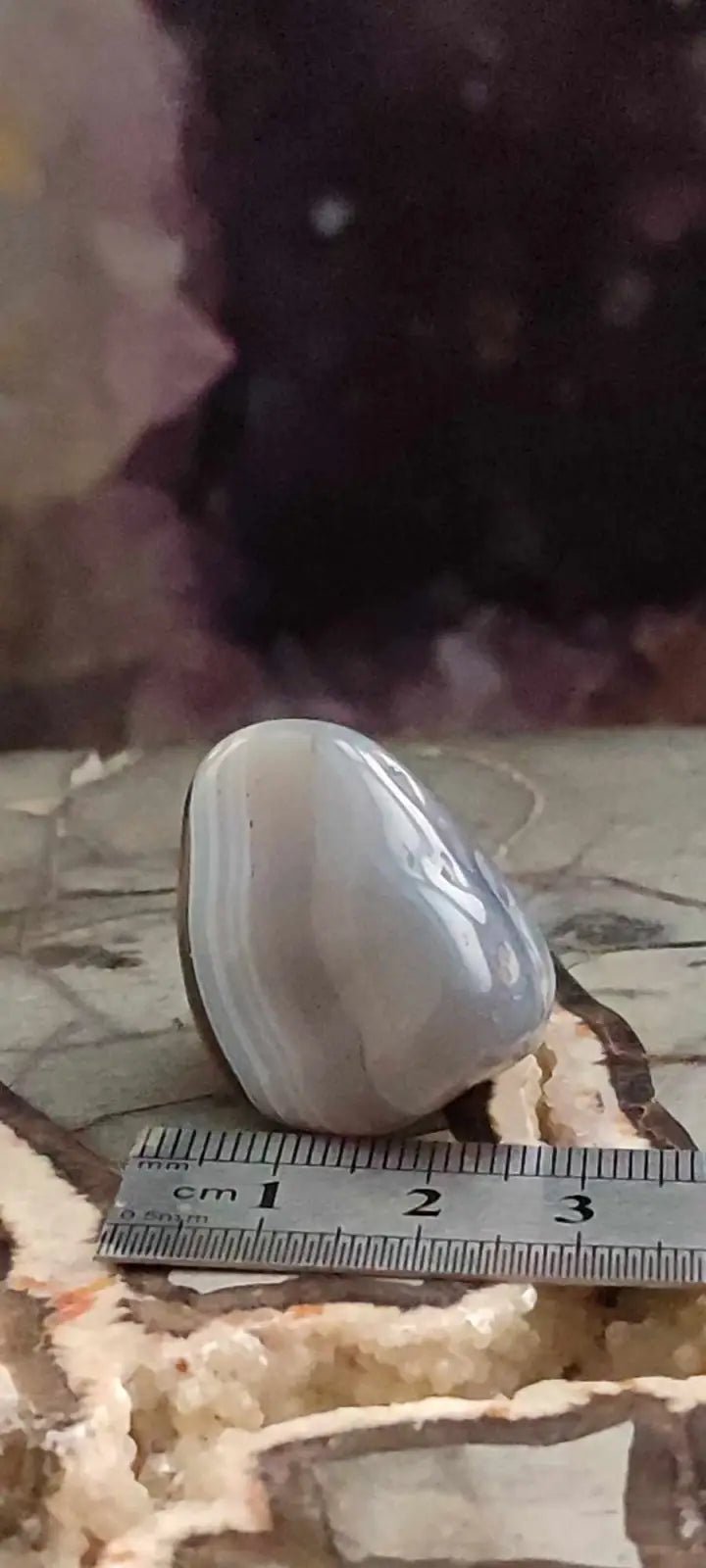 Load image into Gallery viewer, Agate du Botswana Afrique pierre roulée Grade A++++ Agate du Botswana pierre roulée

