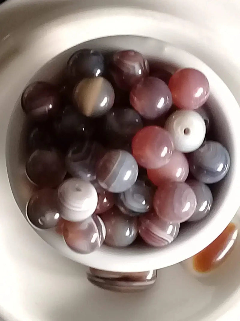 Chargez l&#39;image dans la visionneuse de la galerie, Agate du Botswana perle Grade A++++ Prix perle à l’unité Agate du Botswana perle
