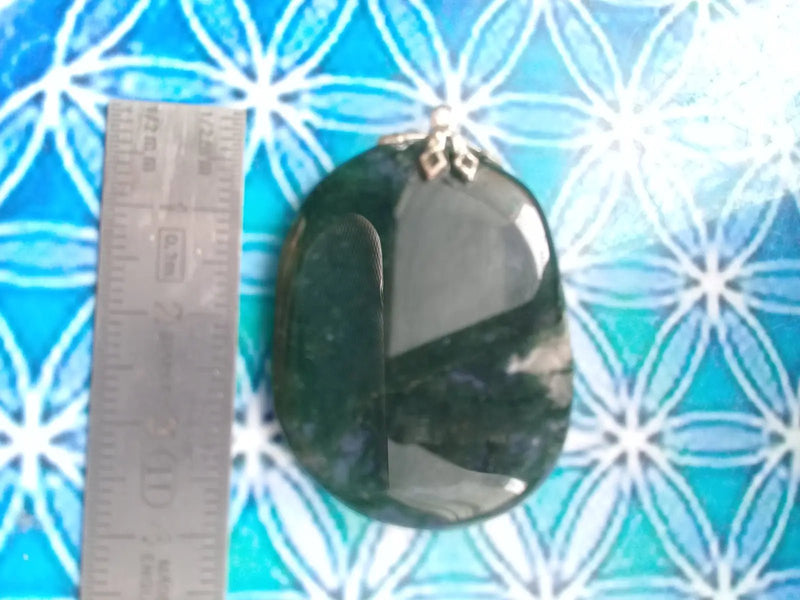 Load image into Gallery viewer, Agate mousse pendentif Grade A ++++ Agate mousse pendentif
